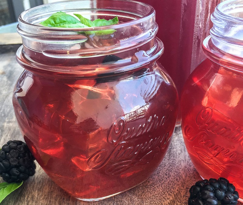 blackberry iced tea