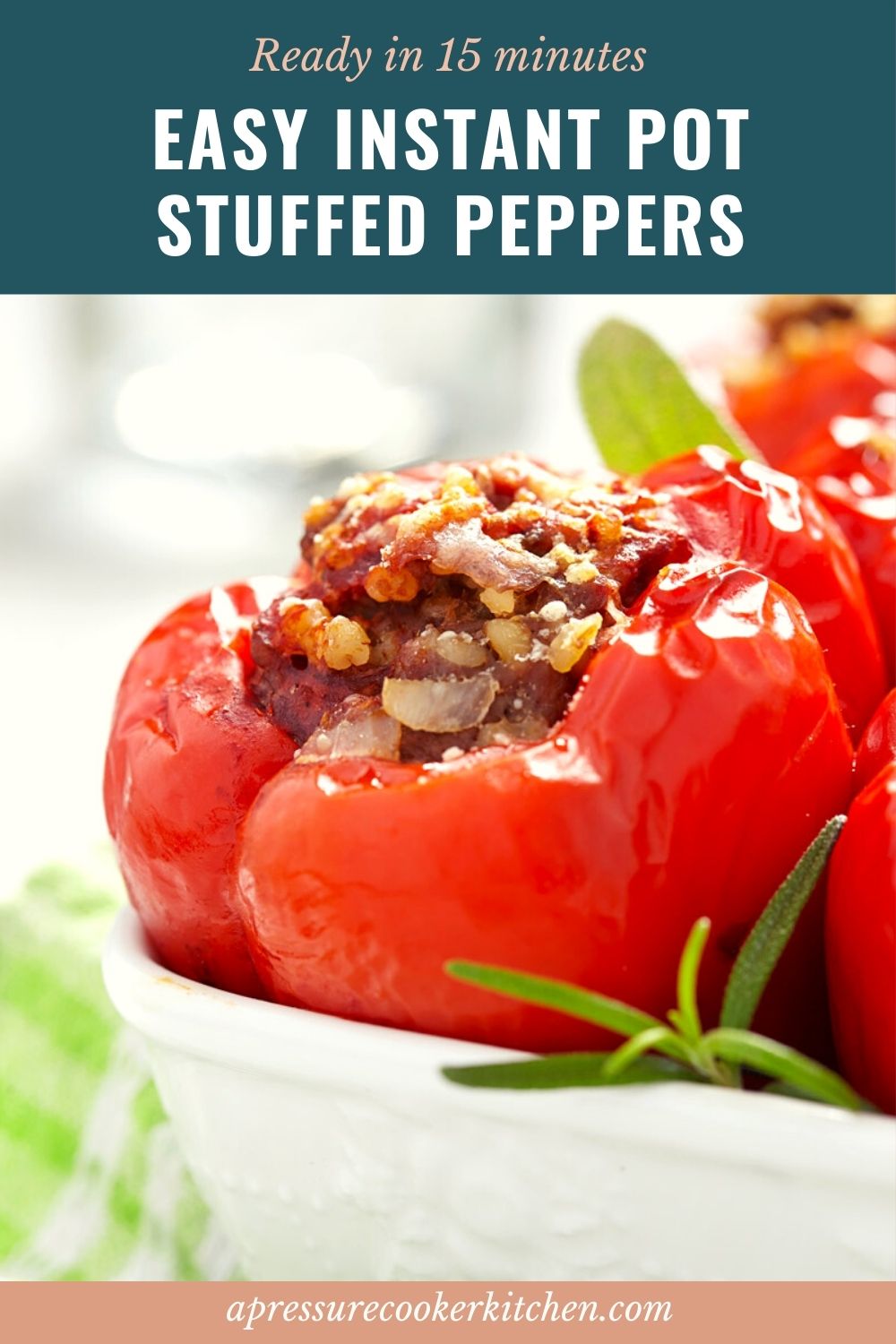 Instant Pot Stuffed Bell Peppers A Pressure Cooker Kitchen