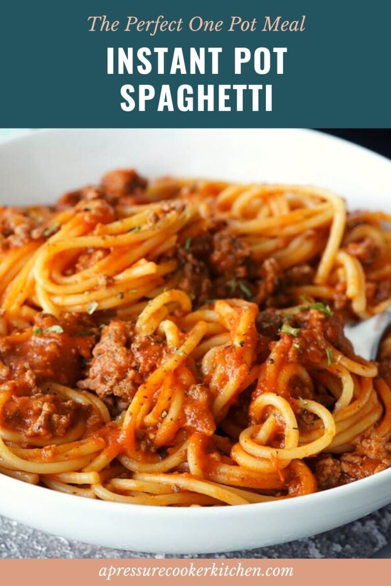 Instant Pot Spaghetti A Pressure Cooker Kitchen