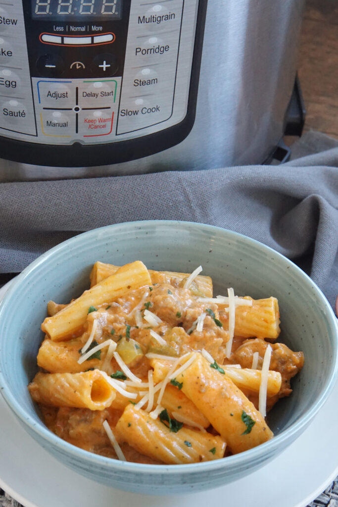 Instant Pot Creamy Sausage Rigatoni A Pressure Cooker Kitchen