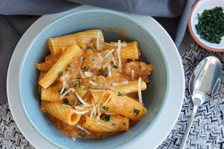 Instant Pot Creamy Sausage Rigatoni A Pressure Cooker Kitchen