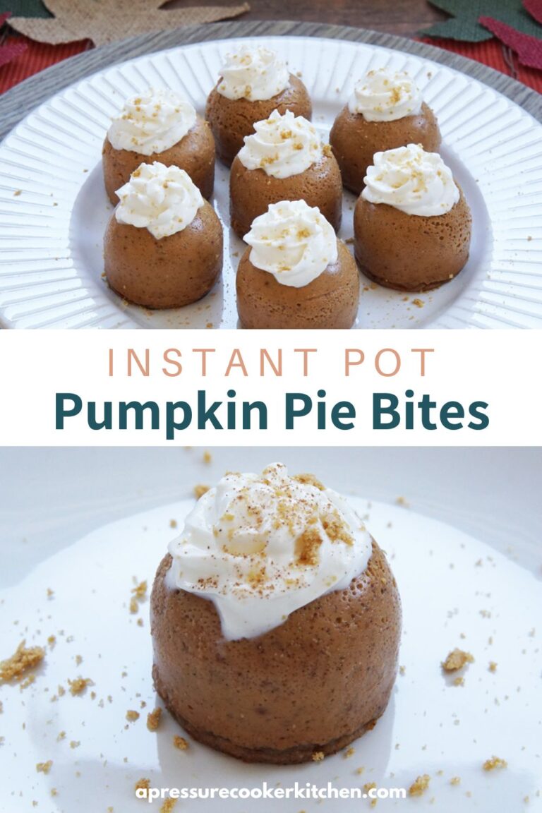 Delicious Instant Pot Pumpkin Pie Bites A Pressure Cooker Kitchen