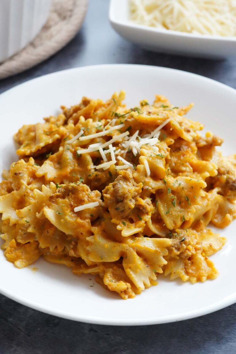 Instant Pot Sausage Pumpkin Pasta A Pressure Cooker Kitchen