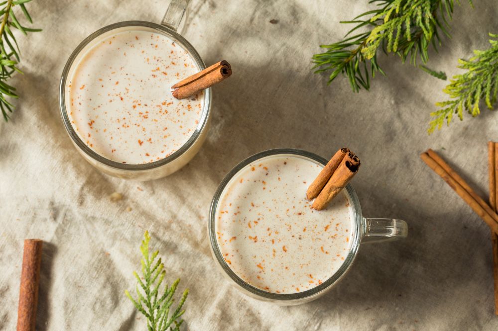 mugs of eggnog
