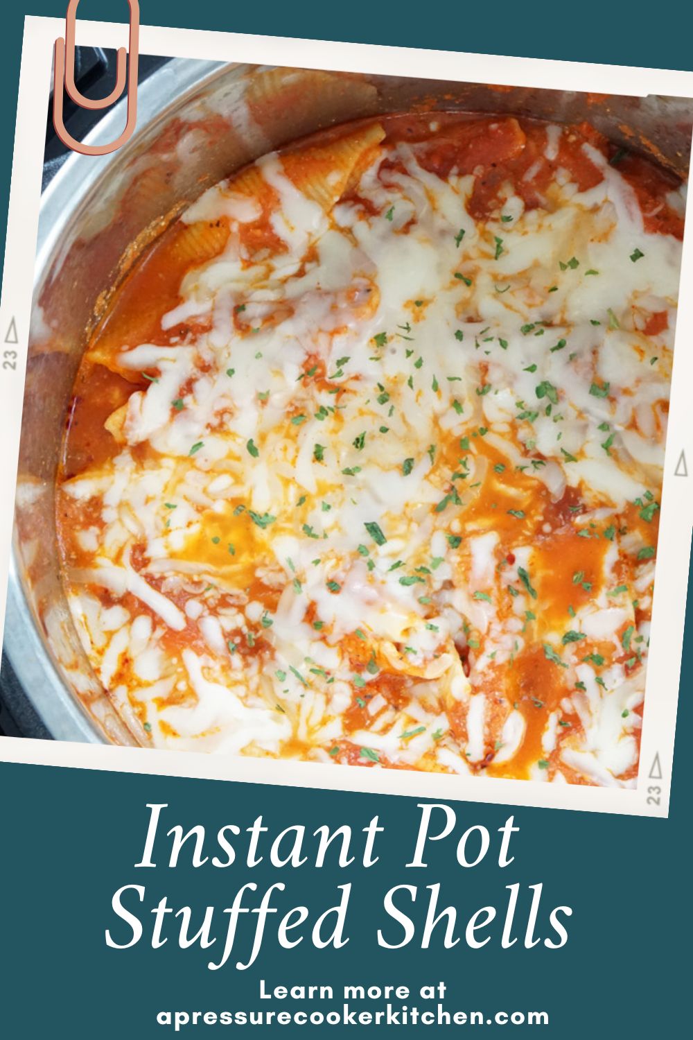 Stuffed shells in the Instant Pot