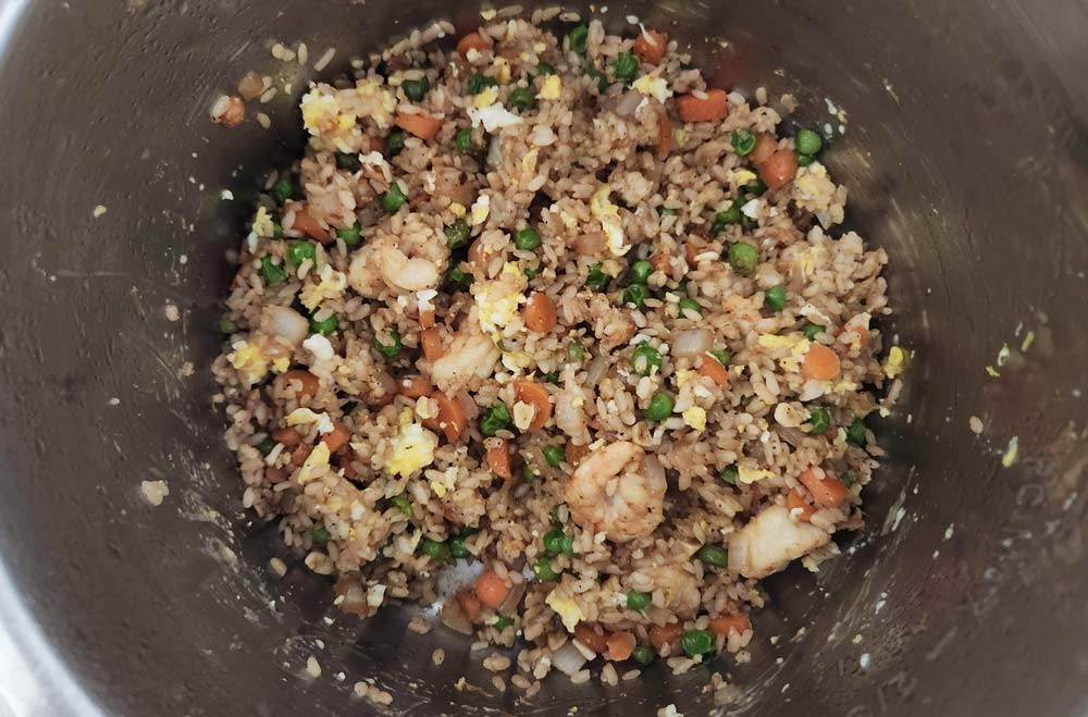 Instant Pot Shrimp Fried Rice A Pressure Cooker Kitchen