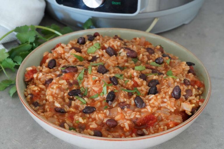 Instant Pot Rice & Beans - A Pressure Cooker Kitchen