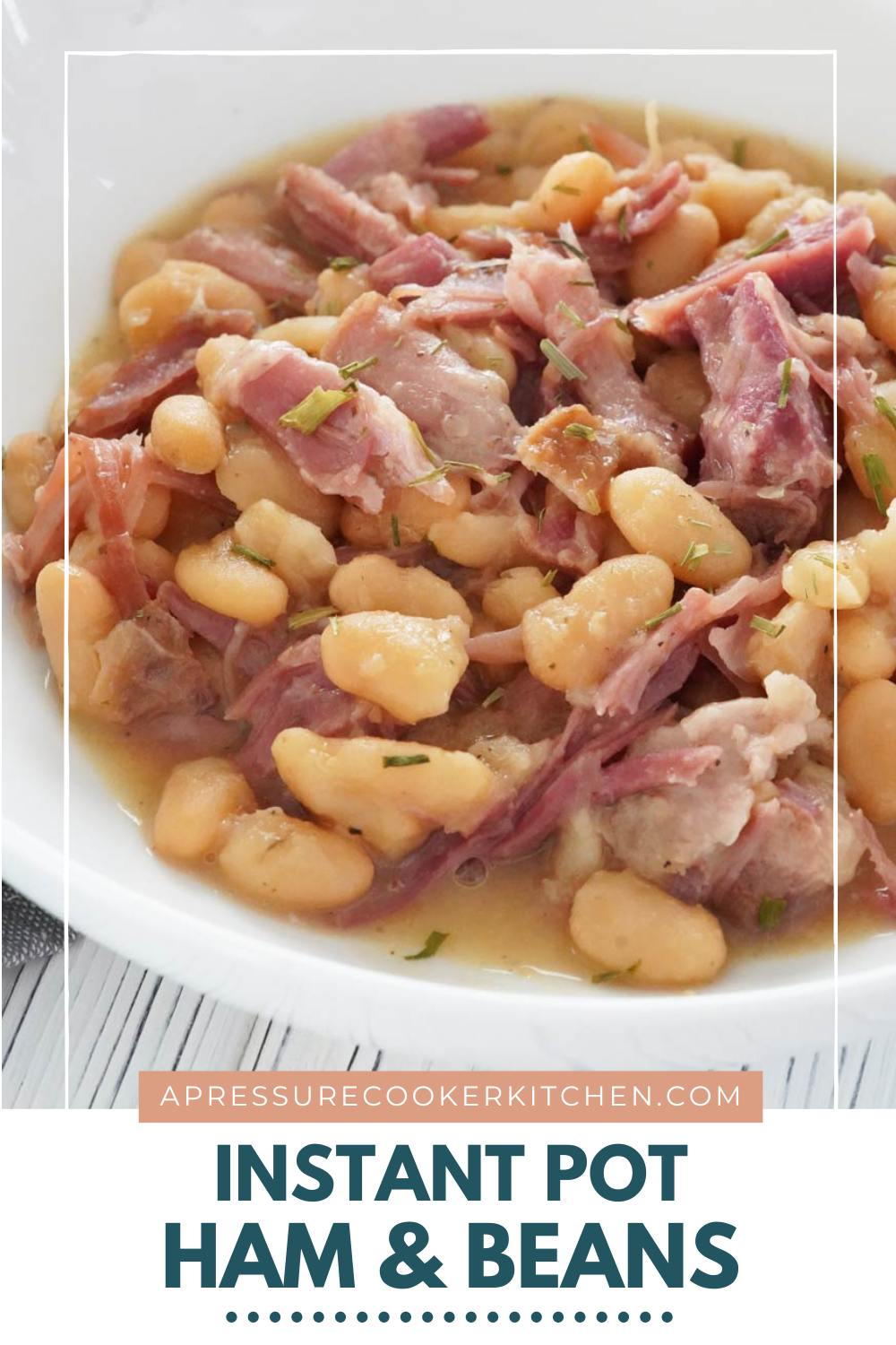 Instant Pot Ham Beans A Pressure Cooker Kitchen