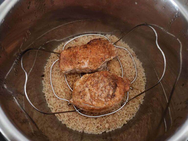 Instant Pot Pork Chops & Rice A Pressure Cooker Kitchen