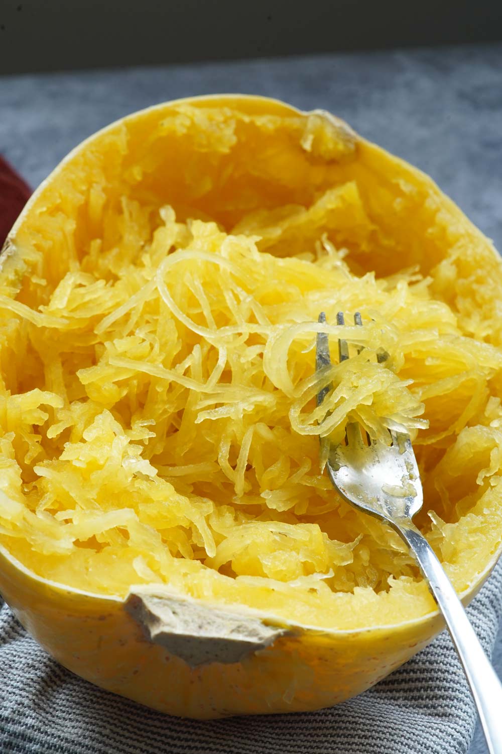 Cooked spaghetti squash