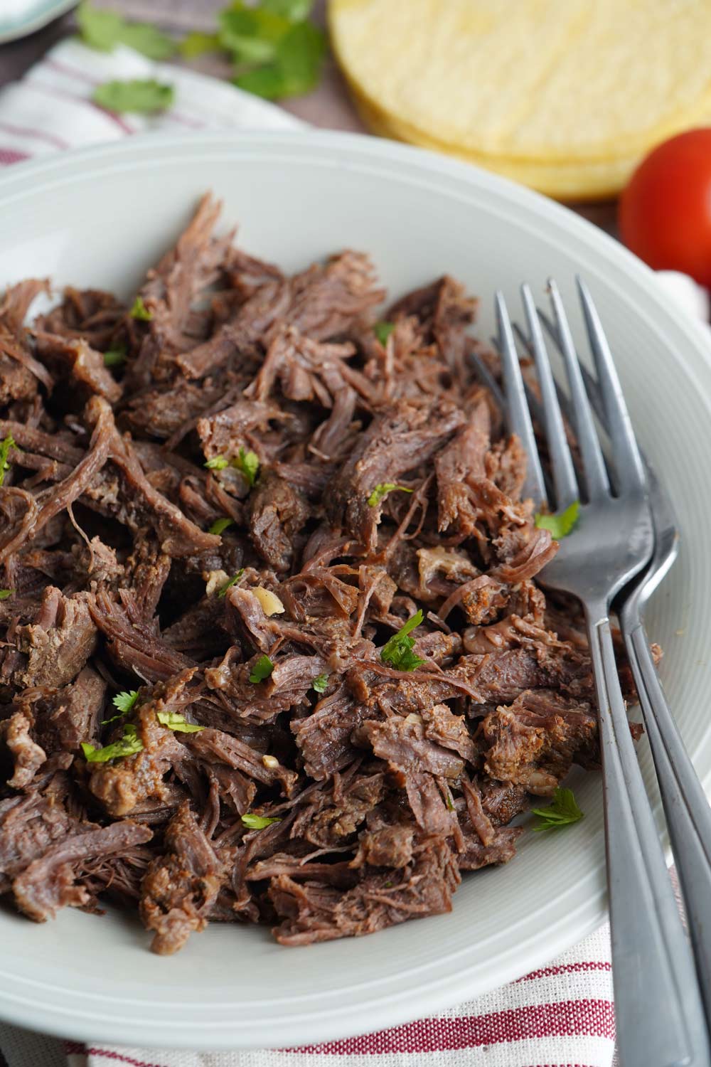 Instant Pot shredded beef