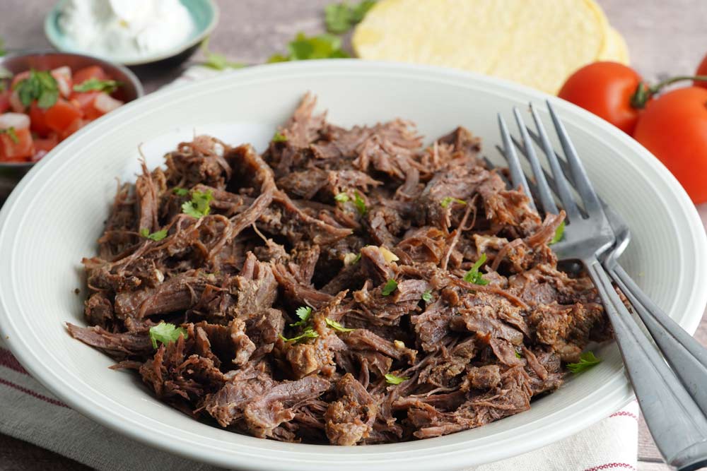 Instant Pot shredded beef