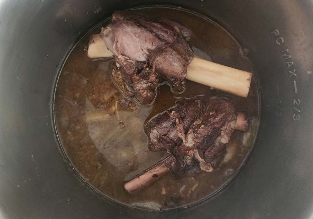 lamb shanks in the Instant Pot