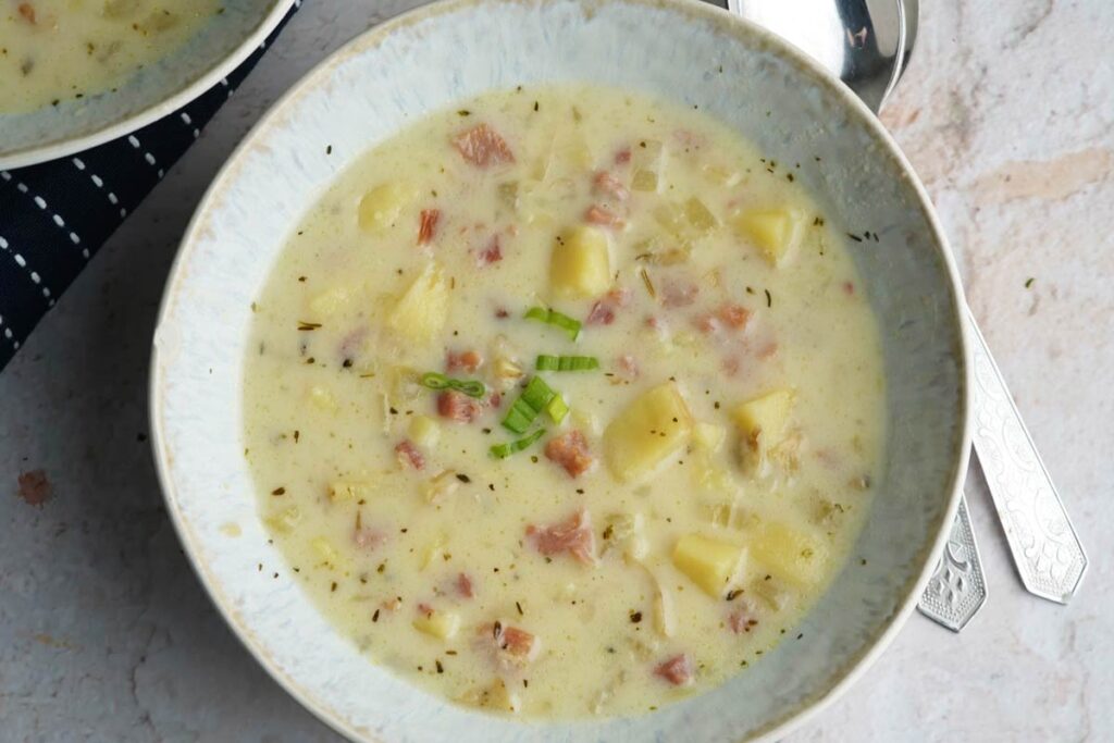 Instant Pot ham and potato soup